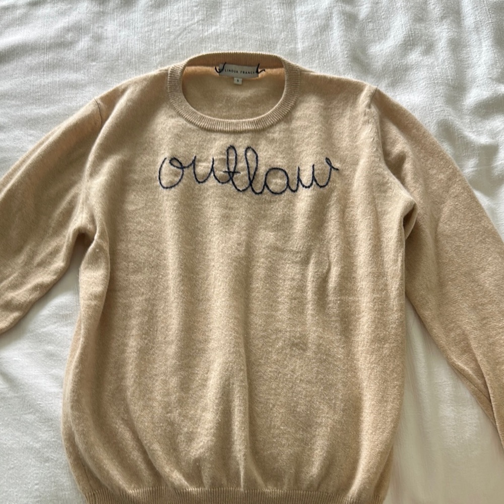 “Outlaw” Lingua Franca Sweater